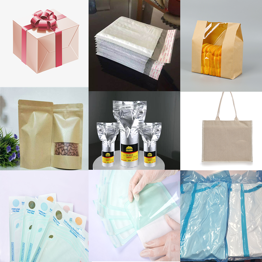 Heitt bráðnar lím: Notkun umbúðabrúnar